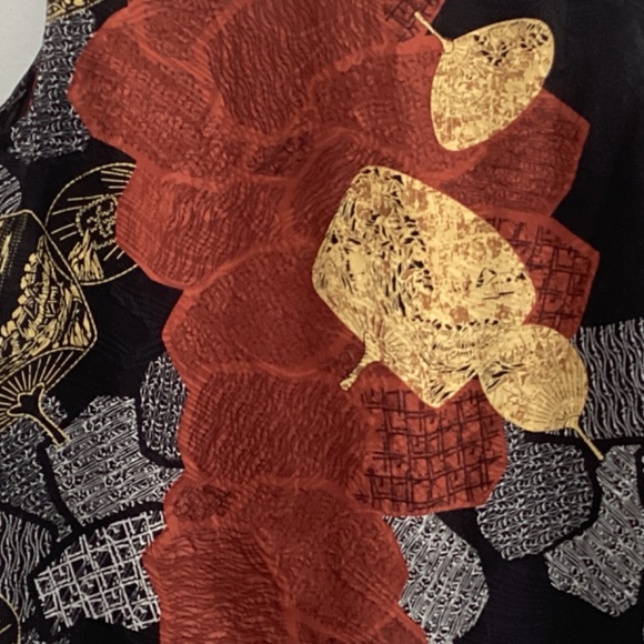 Citron Silk Floral Print Cami Tank - Petite Small - Picture 5 of 10